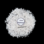GRADELYGEMS Rose Quartz Decorative Crushed Gemstone 3-5mm for Jewelry, Resin Work & Statement Decor