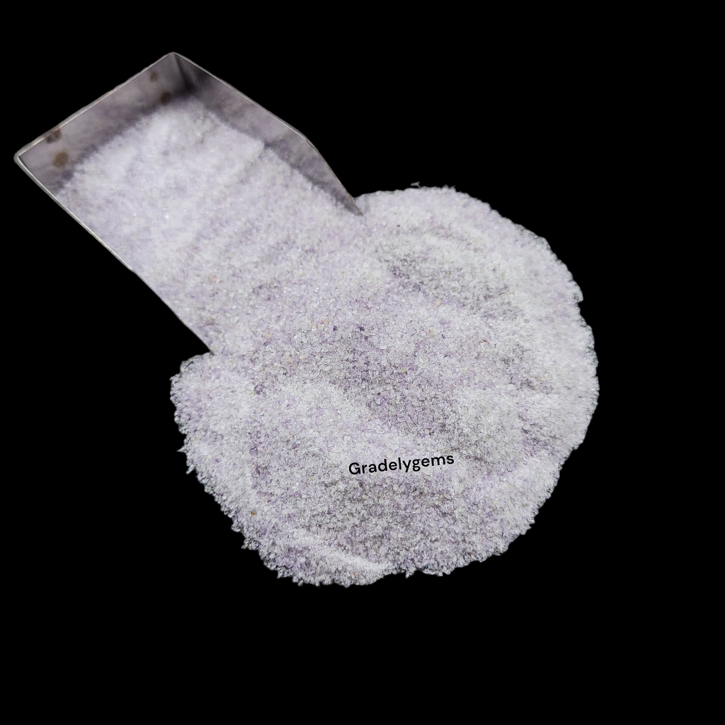 GRADELYGEMS Amethyst Powdered Gemstone for Ring Inlay, Resin Art, Jewelry Design & Artisan Crafting