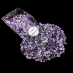 GRADELYGEMS Amethyst Bold Crushed Stone 3-5mm for Vase Fillers, Jewelry Design, Resin Art & Decor
