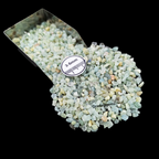 GRADELYGEMS Aquamarine Decorative Crushed Gemstone 3-5mm for Jewelry, Resin Work & Statement Decor