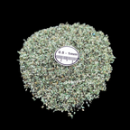 GRADELYGEMS Premium Emerald 0.5-1mm Crushed Gemstone for Jewelry Inlay, Resin Art & Handmade Decor