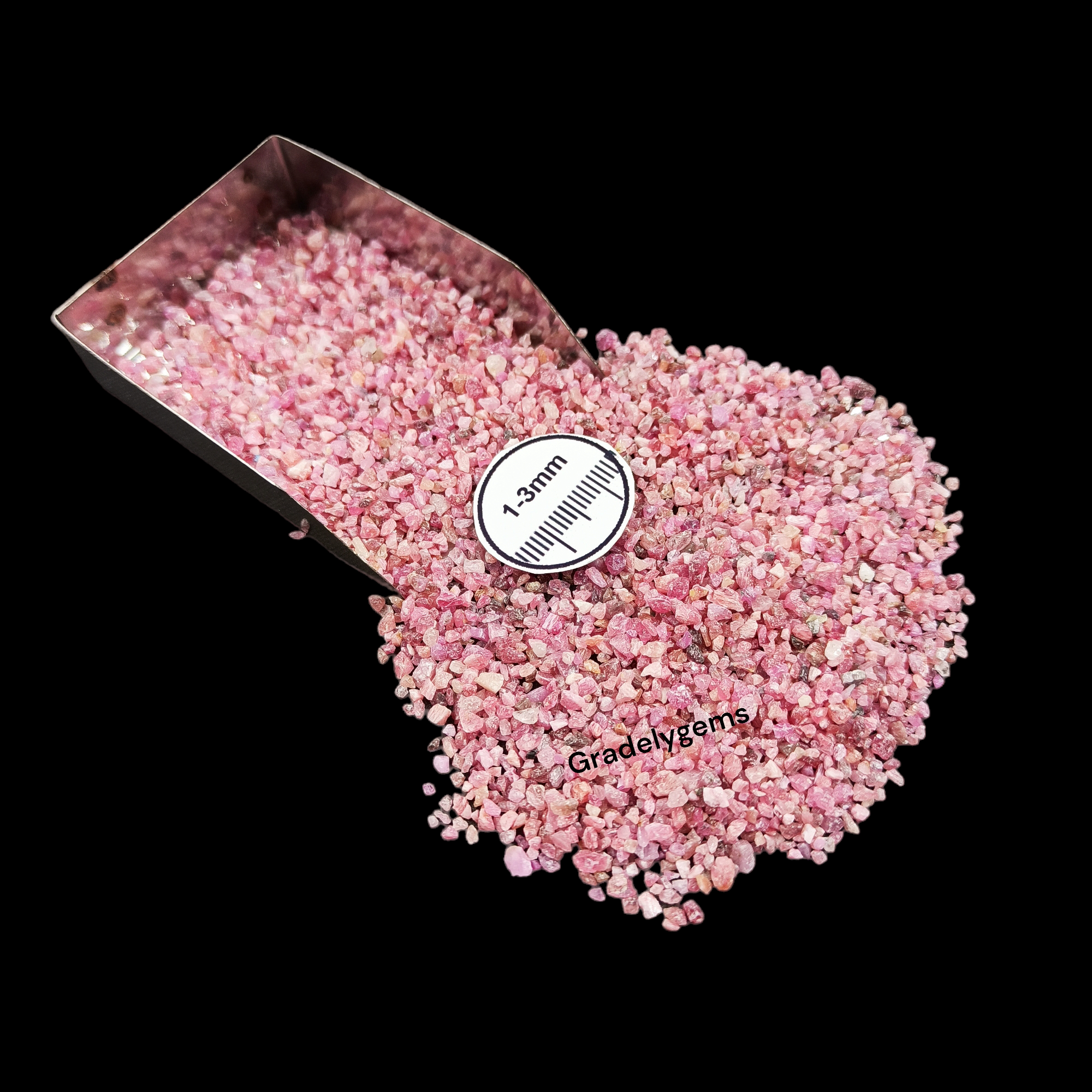 Natural Ruby Loose Stone 1-3mm by GRADELYGEMS for Resin Art, Jewelry Design & Premium Decor