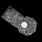 Natural Black Tourmaline 1-3mm Crushed Stone by GRADELYGEMS for Resin Work, Inlay & Decorative Creations