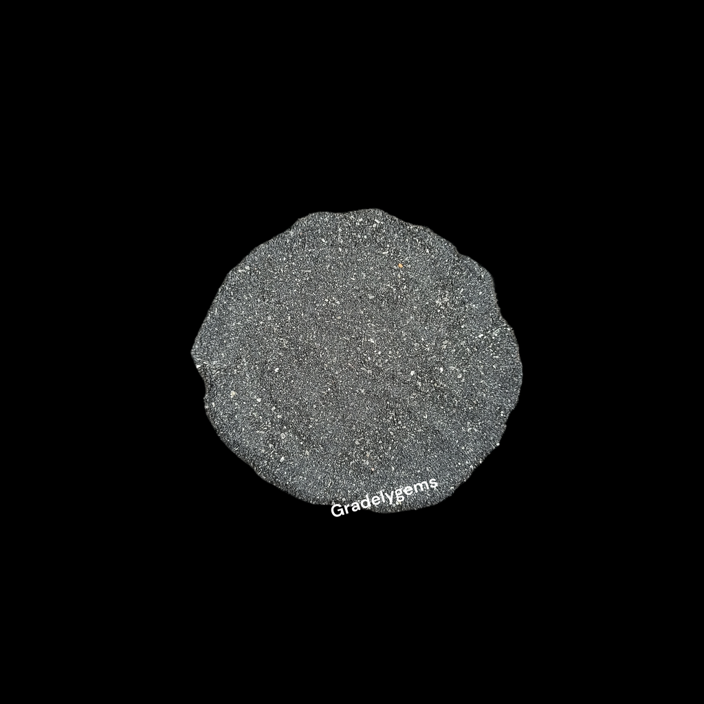 GRADELYGEMS Black Tourmaline Fine Powder for Jewelry Making, Resin Inlay, Woodworking & Decorative Art