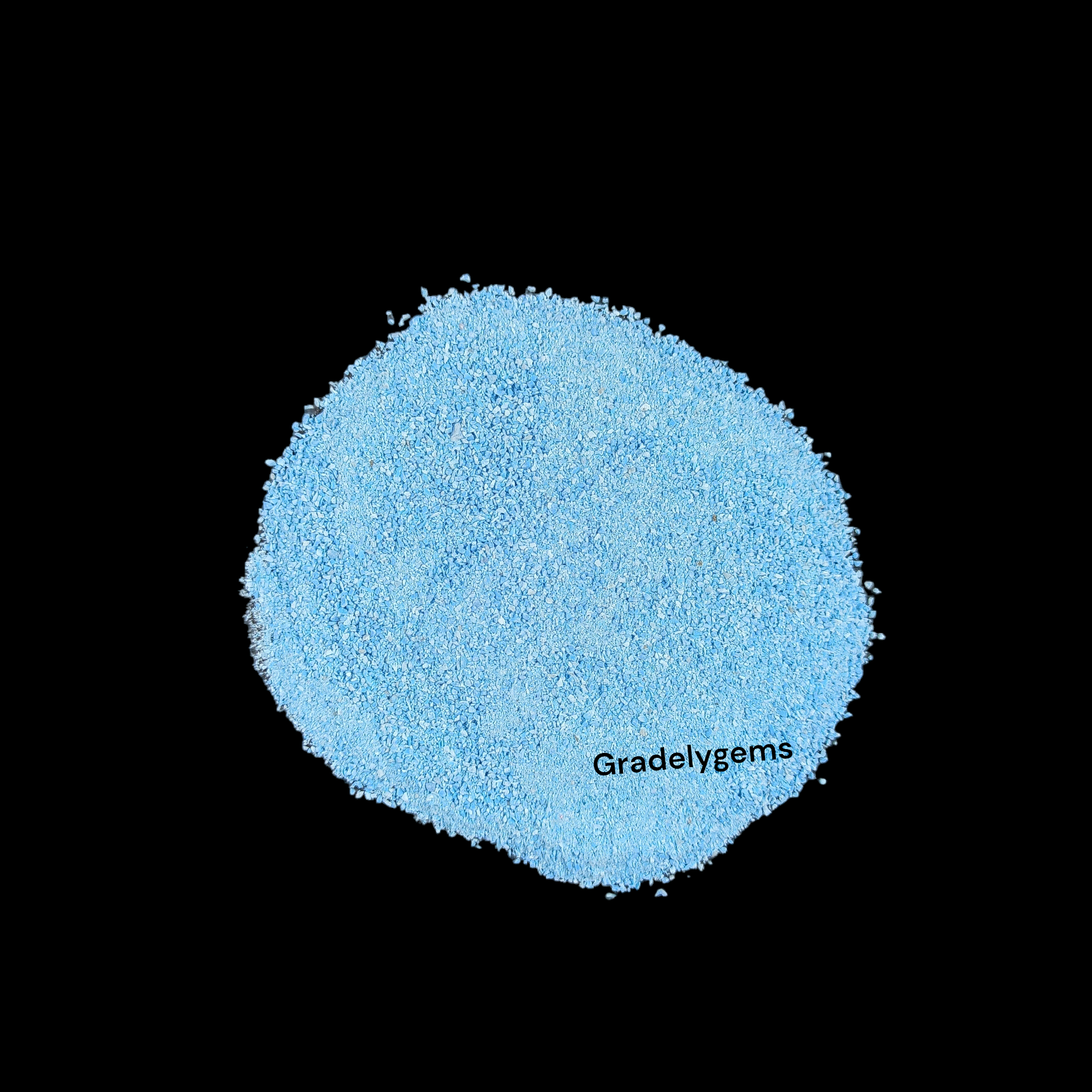 GRADELYGEMS Turquoise (Treated) Powdered Gemstone for Ring Inlay, Resin Art, Jewelry Design & Artisan Crafting