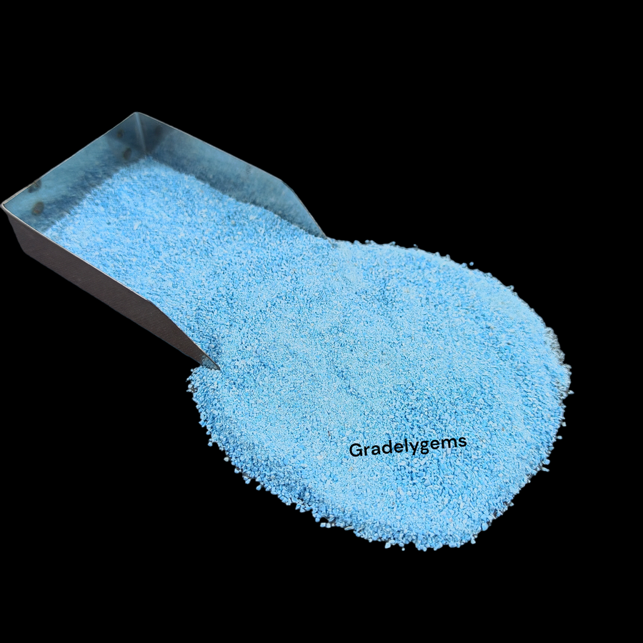 GRADELYGEMS Turquoise (Treated) Powdered Gemstone for Ring Inlay, Resin Art, Jewelry Design & Artisan Crafting