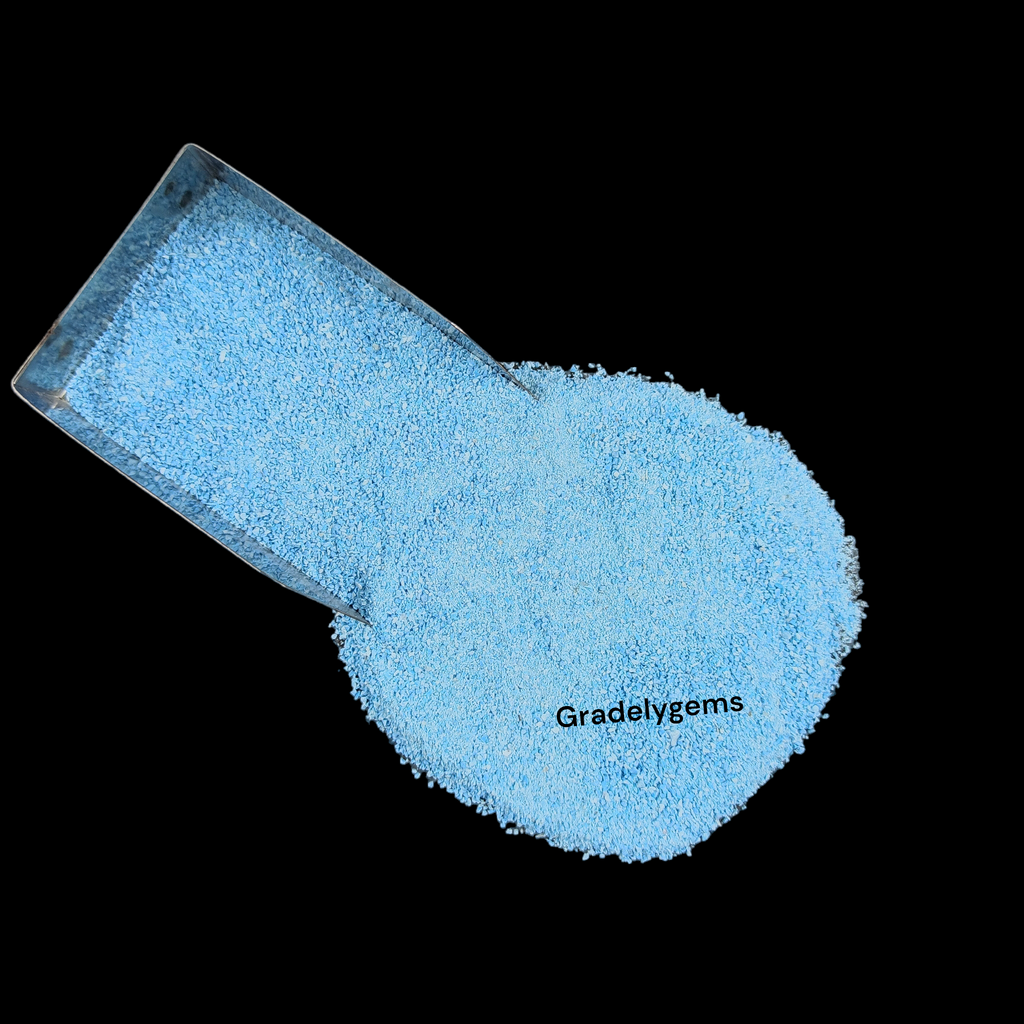 GRADELYGEMS Turquoise (Treated) Powdered Gemstone for Ring Inlay, Resin Art, Jewelry Design & Artisan Crafting