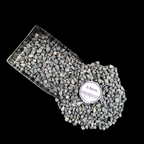 GRADELYGEMS Black Onyx Bold Crushed Stone 3-5mm for Vase Fillers, Jewelry Design, Resin Art & Decor