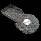 GRADELYGEMS Black Onyx Gemstone Crushed 0.5-1mm for Ring Inlay, Jewelry Making, Resin Art & Fine Detail Work