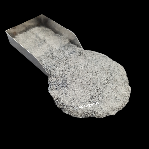 GRADELYGEMS Black Onyx Gemstone Powder Natural Loose Stone for Ring Inlay, Jewelry Making, Resin Art & Woodworking