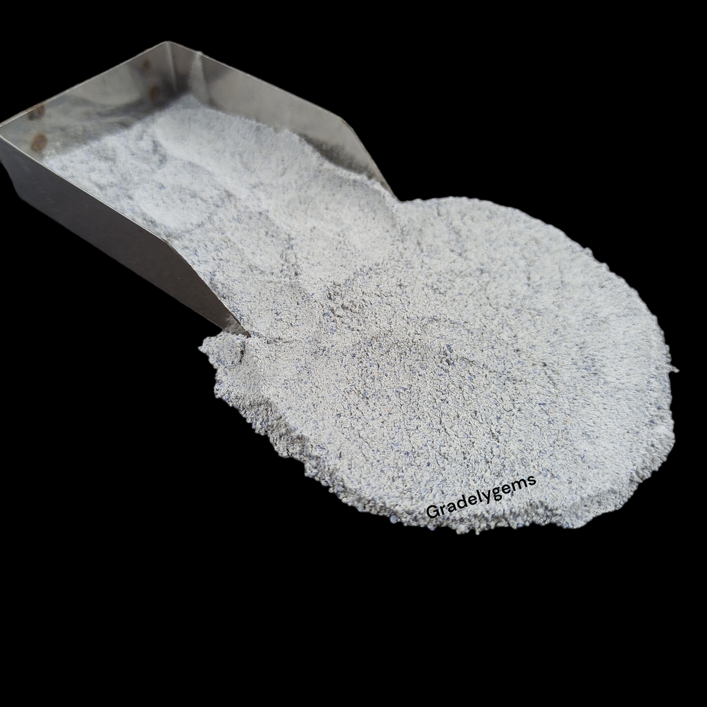 GRADELYGEMS Sodalite Powdered Gemstone for Ring Inlay, Resin Art, Jewelry Design & Artisan Crafting