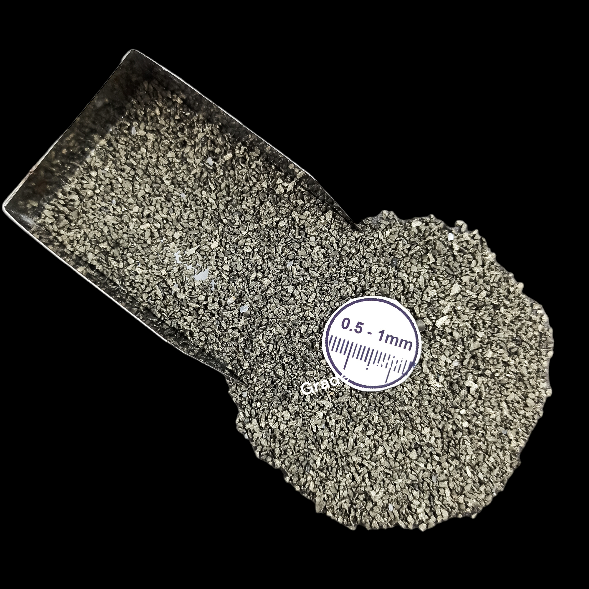 GRADELYGEMS Pyrite Gemstone Crushed 0.5-1mm for Ring Inlay, Jewelry Making, Resin Art & Fine Detail Work