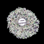 Natural Fluorite 1-3mm Crushed Stone by GRADELYGEMS for Resin Work, Inlay & Decorative Creations
