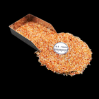 GRADELYGEMS Carnelian Gemstone Crushed 0.5-1mm for Ring Inlay, Jewelry Making, Resin Art & Fine Detail Work