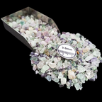 GRADELYGEMS Green Fluorite Decorative Crushed Gemstone 3-5mm for Jewelry, Resin Work & Statement Decor