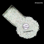 Natural Amazonite 1-3mm Crushed Stone by GRADELYGEMS for Resin Work, Inlay & Decorative Creations