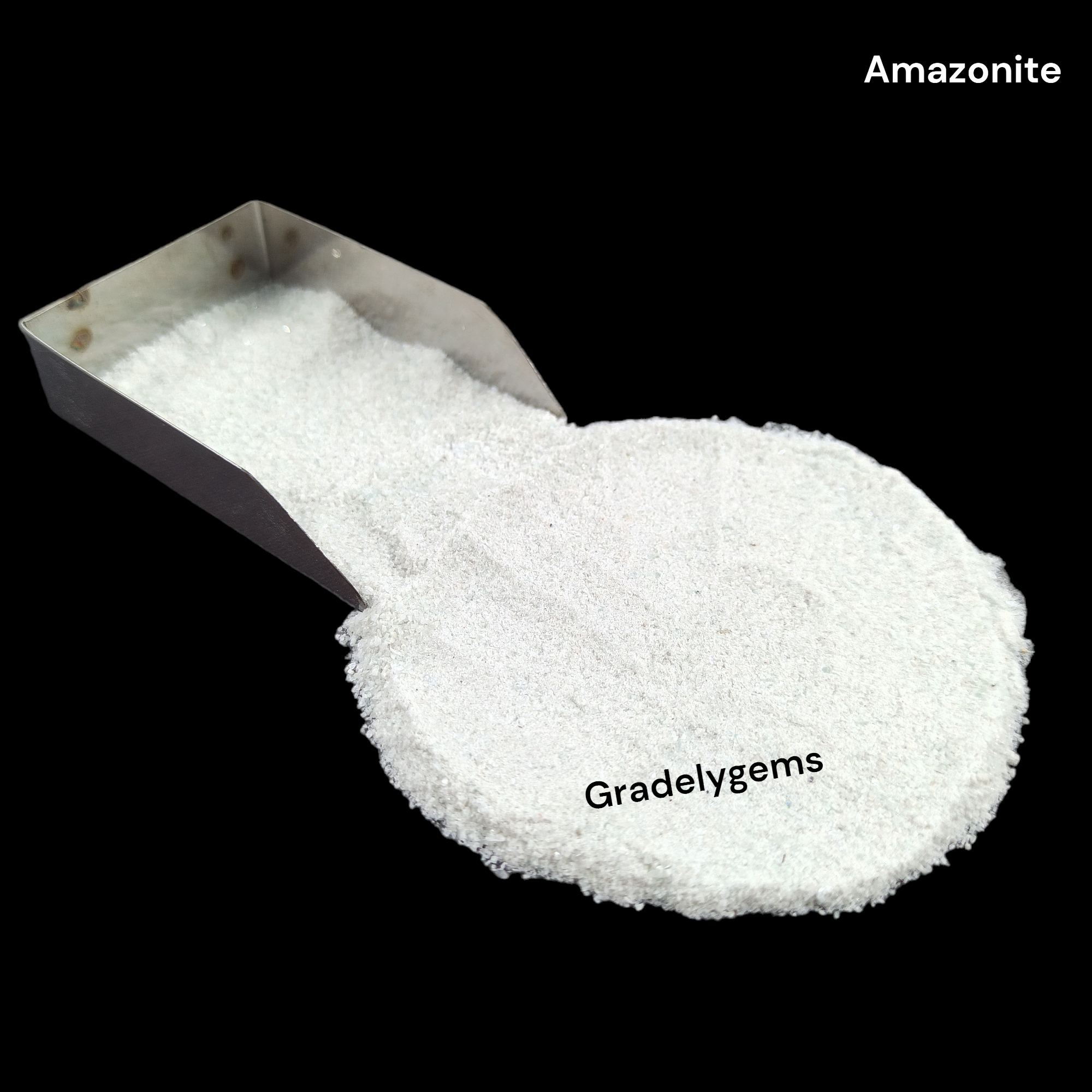 GRADELYGEMS Amazonite Fine Powder for Jewelry Making, Resin Inlay, Woodworking & Decorative Art