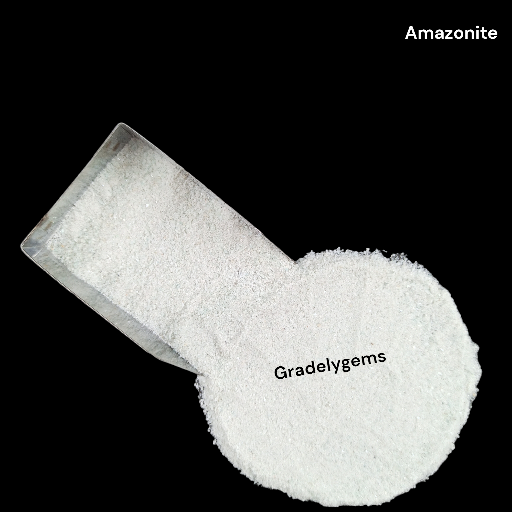 GRADELYGEMS Amazonite Fine Powder for Jewelry Making, Resin Inlay, Woodworking & Decorative Art