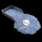 GRADELYGEMS Premium Lapis 0.5-1mm Crushed Gemstone for Jewelry Inlay, Resin Art & Handmade Decor