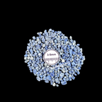 GRADELYGEMS Lapis Decorative Crushed Gemstone 3-5mm for Jewelry, Resin Work & Statement Decor