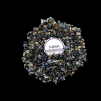 GRADELYGEMS Sapphire Decorative Crushed Gemstone 3-5mm for Jewelry, Resin Work & Statement Decor