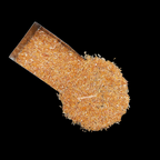 GRADELYGEMS Orange Kyanite Gemstone Crushed 0.5-1mm for Ring Inlay, Jewelry Making, Resin Art & Fine Detail Work