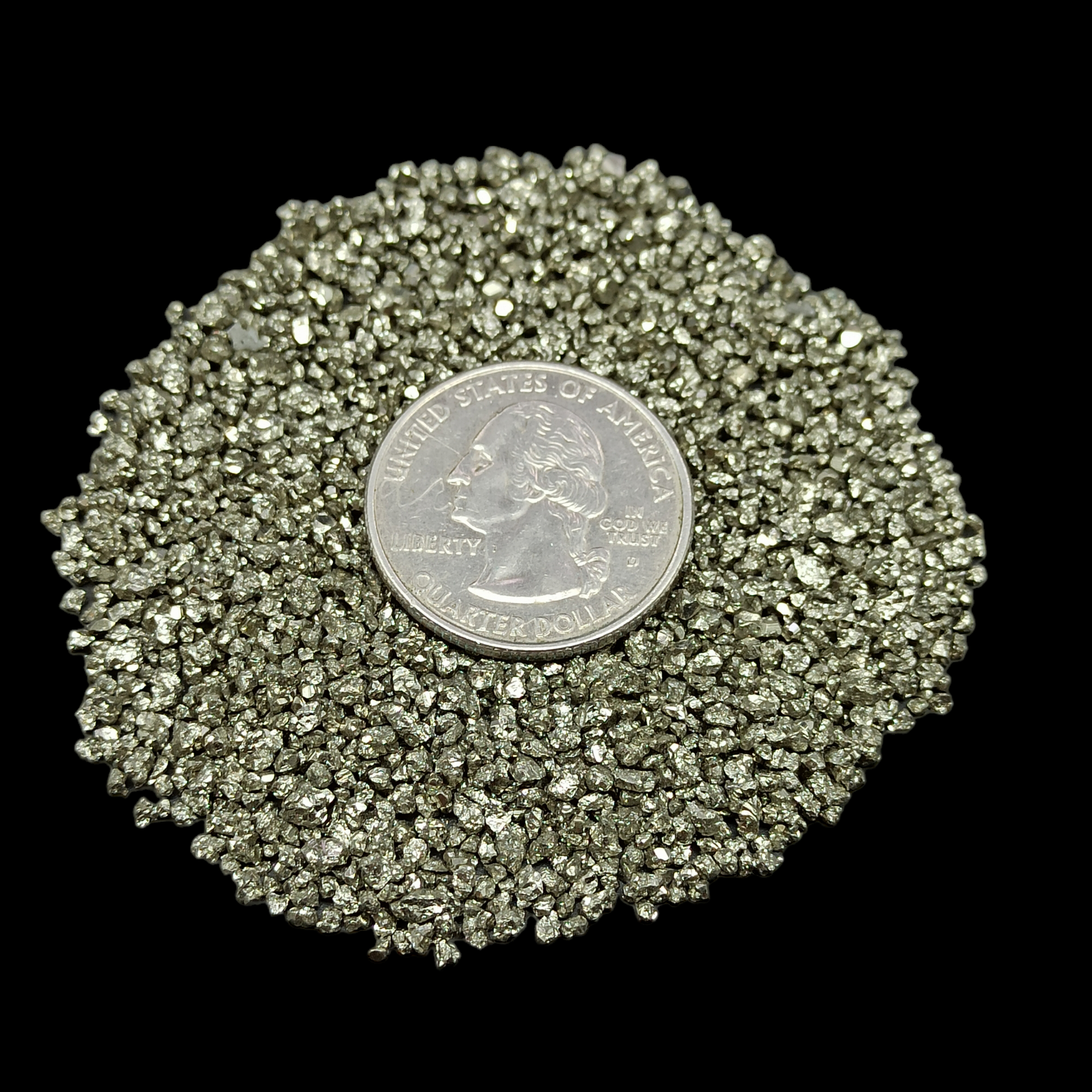 Natural Peru Pyrite Loose Stone 1-3mm by GRADELYGEMS for Resin Art, Jewelry Design & Premium Decor