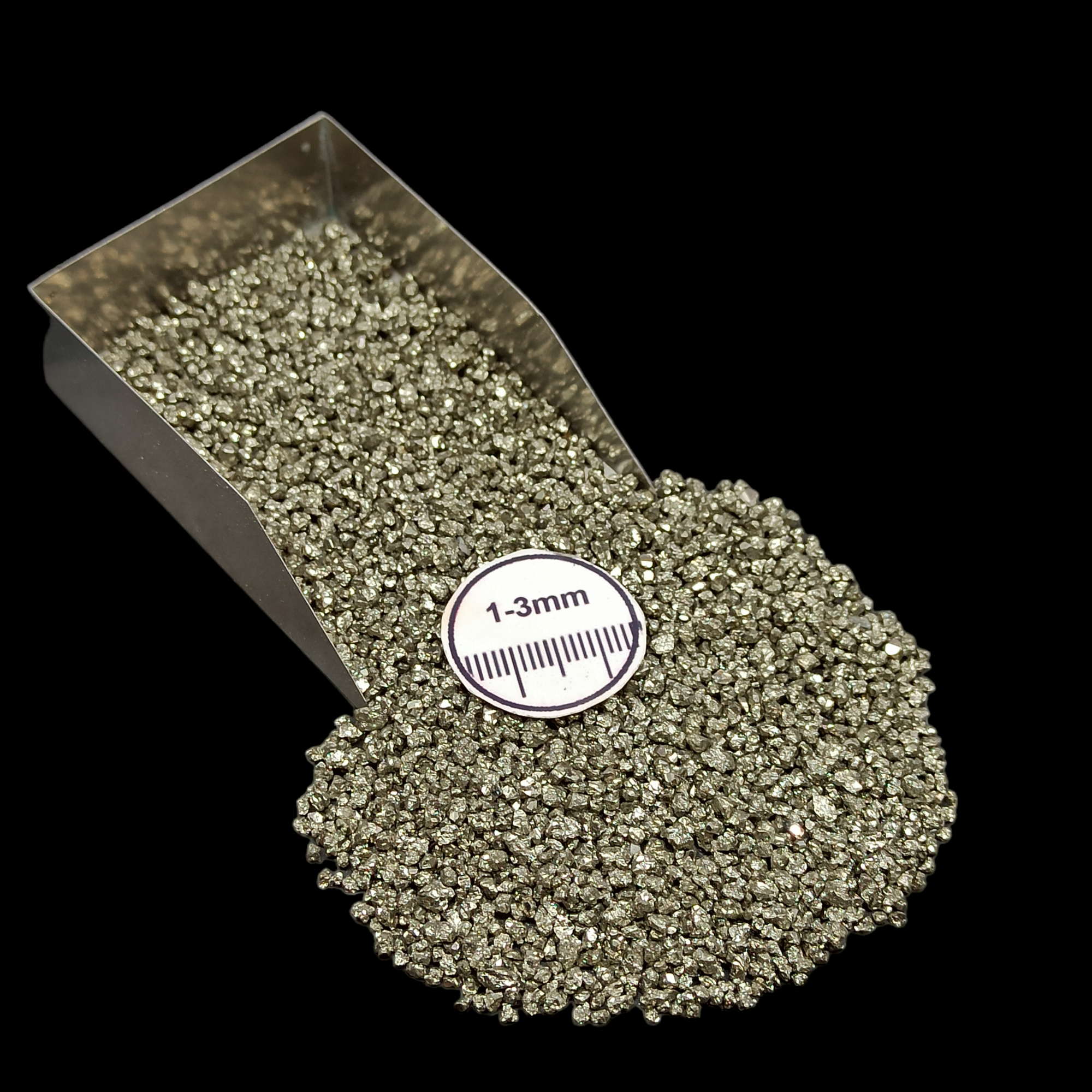 Natural Peru Pyrite Loose Stone 1-3mm by GRADELYGEMS for Resin Art, Jewelry Design & Premium Decor