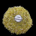 Natural Green Apatite 1-3mm Crushed Stone by GRADELYGEMS for Resin Work, Inlay & Decorative Creations