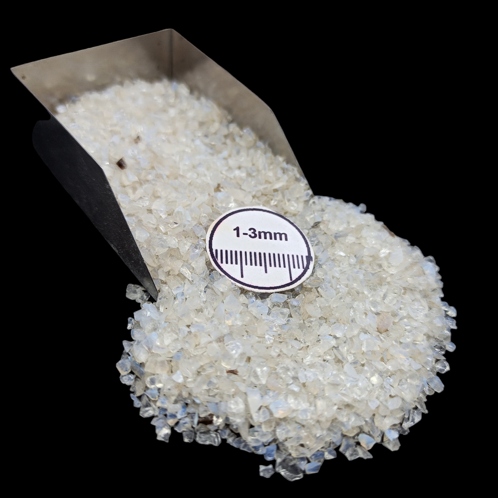 Natural Opalite 1-3mm Crushed Stone by GRADELYGEMS for Resin Work, Inlay & Decorative Creations