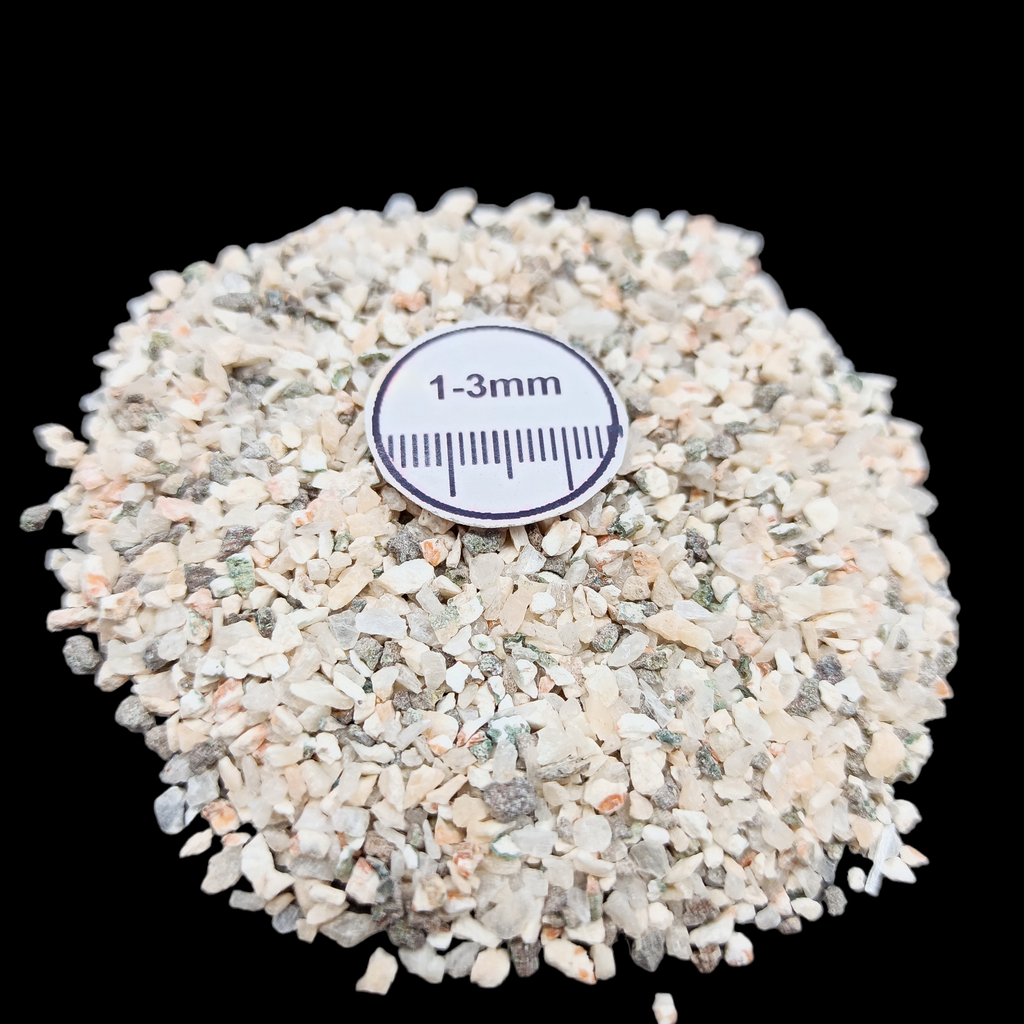 Natural Pink Apophyllite 1-3mm Crushed Stone by GRADELYGEMS for Resin Work, Inlay & Decorative Creations
