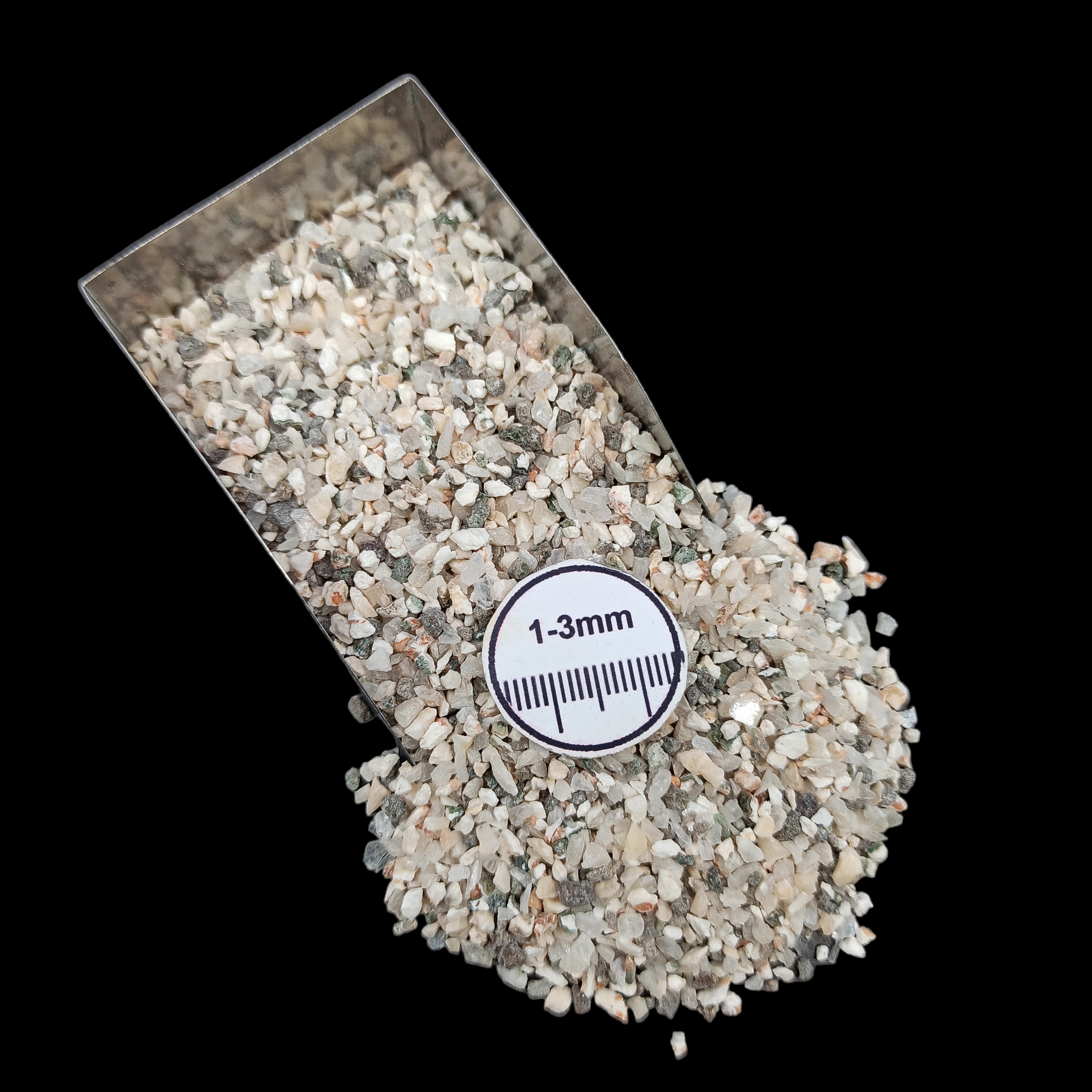 Natural Pink Apophyllite 1-3mm Crushed Stone by GRADELYGEMS for Resin Work, Inlay & Decorative Creations
