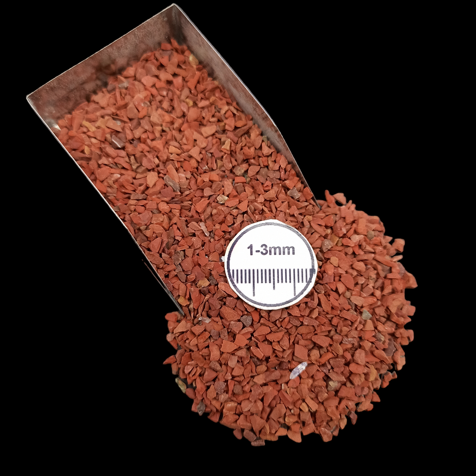 Natural Red Jasper Loose Stone 1-3mm by GRADELYGEMS for Resin Art, Jewelry Design & Premium Decor