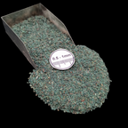 GRADELYGEMS Moss Agate Gemstone Crushed 0.5-1mm for Ring Inlay, Jewelry Making, Resin Art & Fine Detail Work