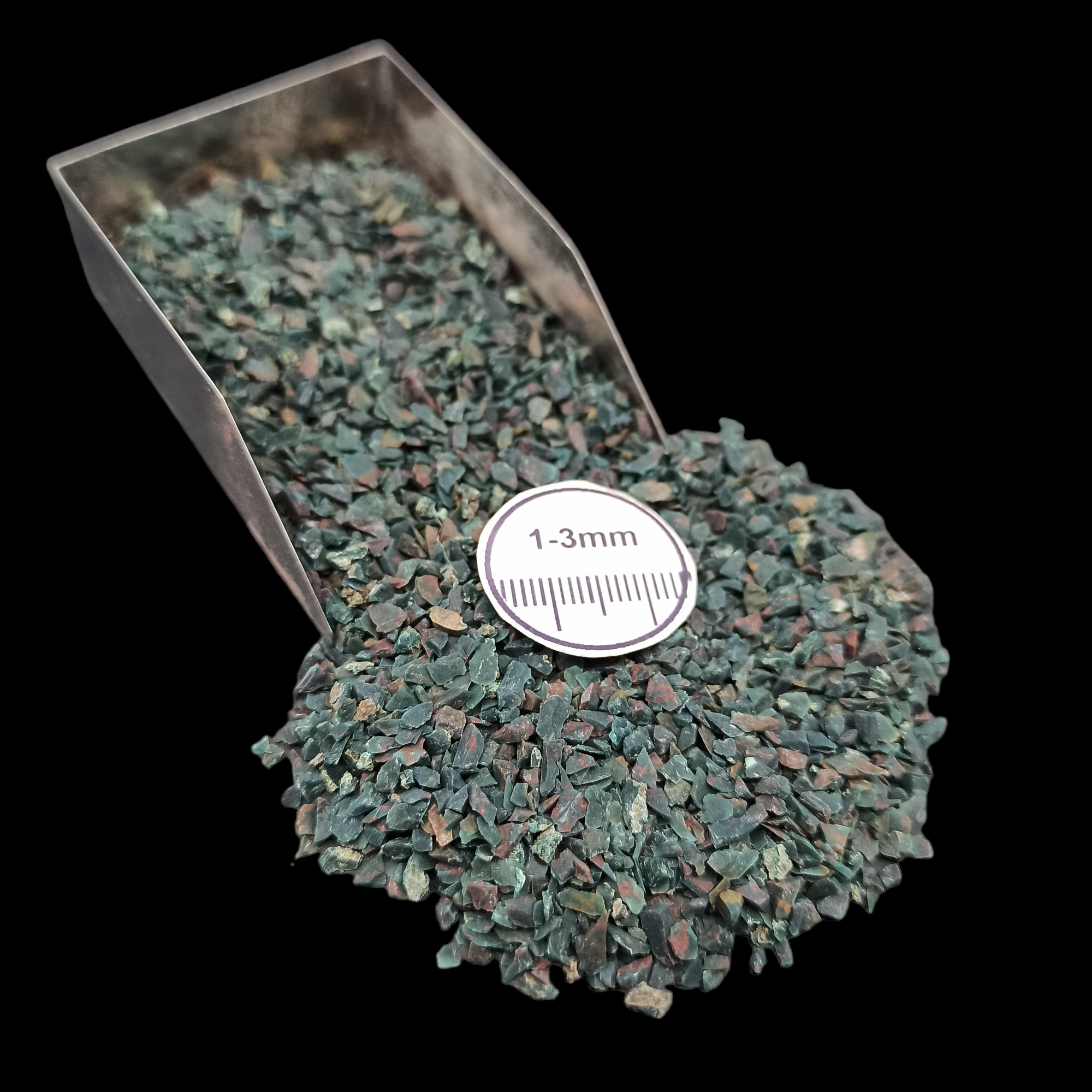 Natural Moss Agate Loose Stone 1-3mm by GRADELYGEMS for Resin Art, Jewelry Design & Premium Decor