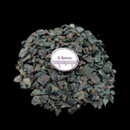 GRADELYGEMS Moss Agate Bold Crushed Stone 3-5mm for Vase Fillers, Jewelry Design, Resin Art & Decor