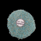 GRADELYGEMS Premium Blue Apatite 0.5-1mm Crushed Gemstone for Jewelry Inlay, Resin Art & Handmade Decor