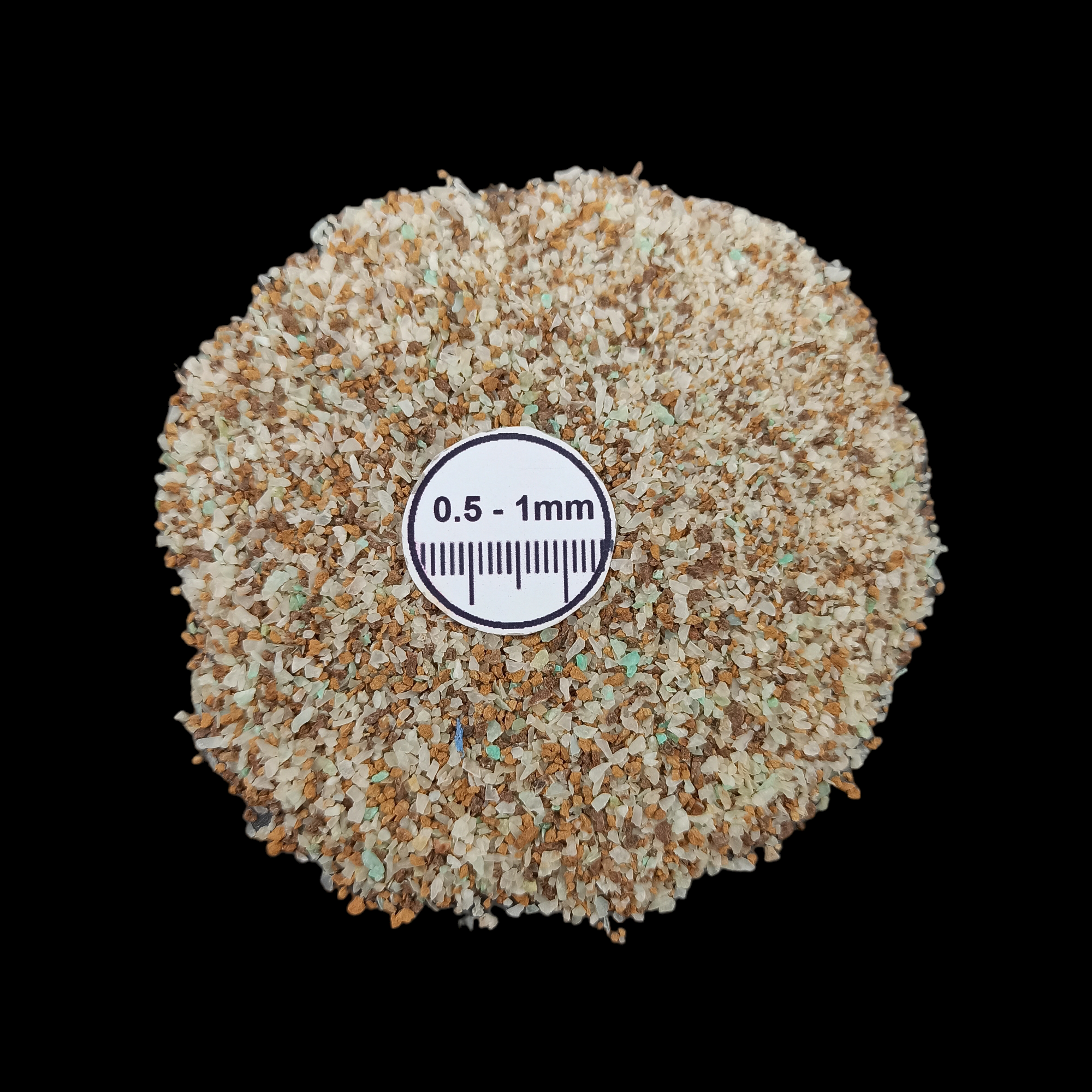 GRADELYGEMS Premium Natural Chrysoprase 0.5-1mm Crushed Gemstone for Jewelry Inlay, Resin Art & Handmade Decor