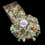 GRADELYGEMS Chrysoprase Decorative Crushed Gemstone 3-5mm for Jewelry, Resin Work & Statement Decor