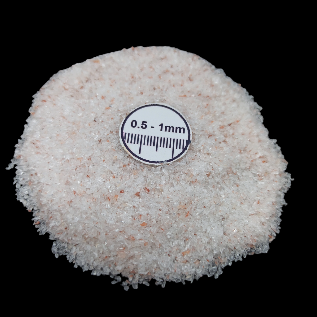 GRADELYGEMS Premium Cherry Quartz 0.5-1mm Crushed Gemstone for Jewelry Inlay, Resin Art & Handmade Decor