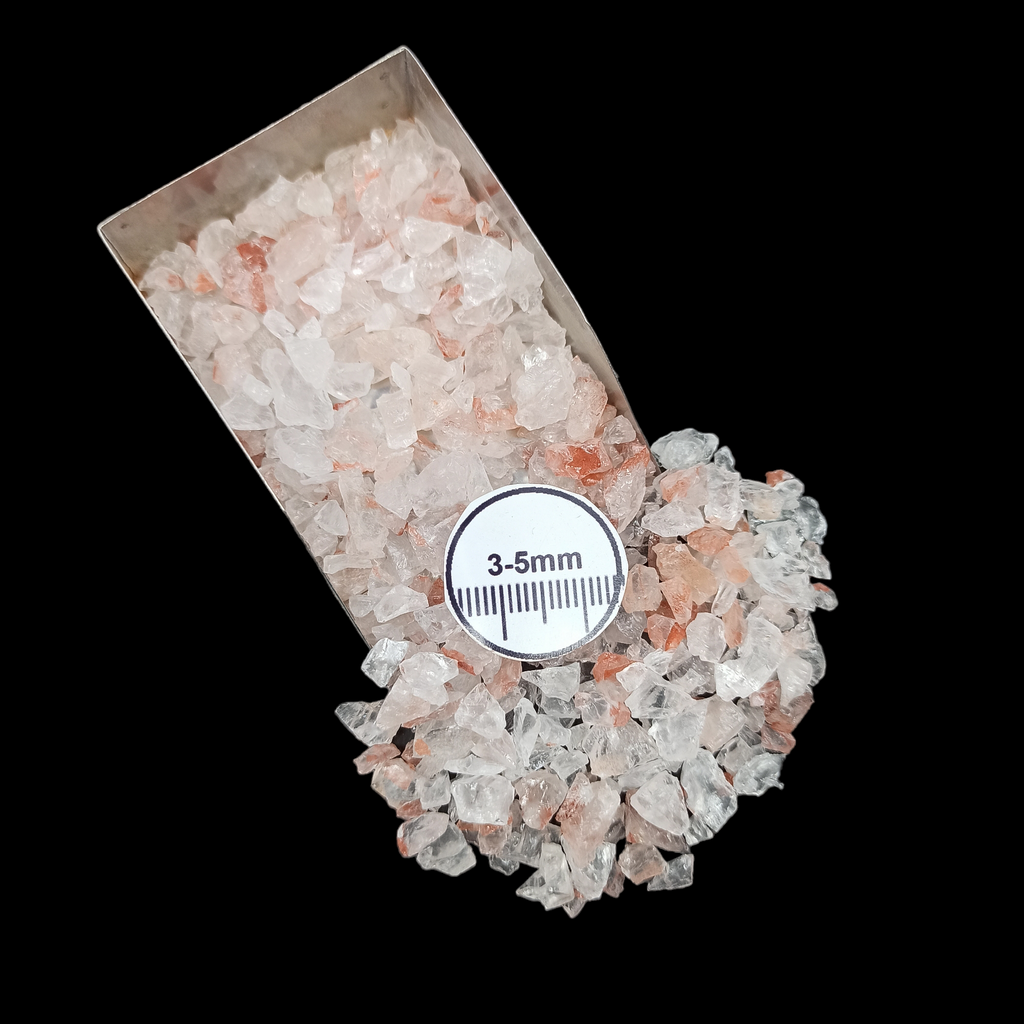 GRADELYGEMS Cherry Quartz Decorative Crushed Gemstone 3-5mm for Jewelry, Resin Work & Statement Decor