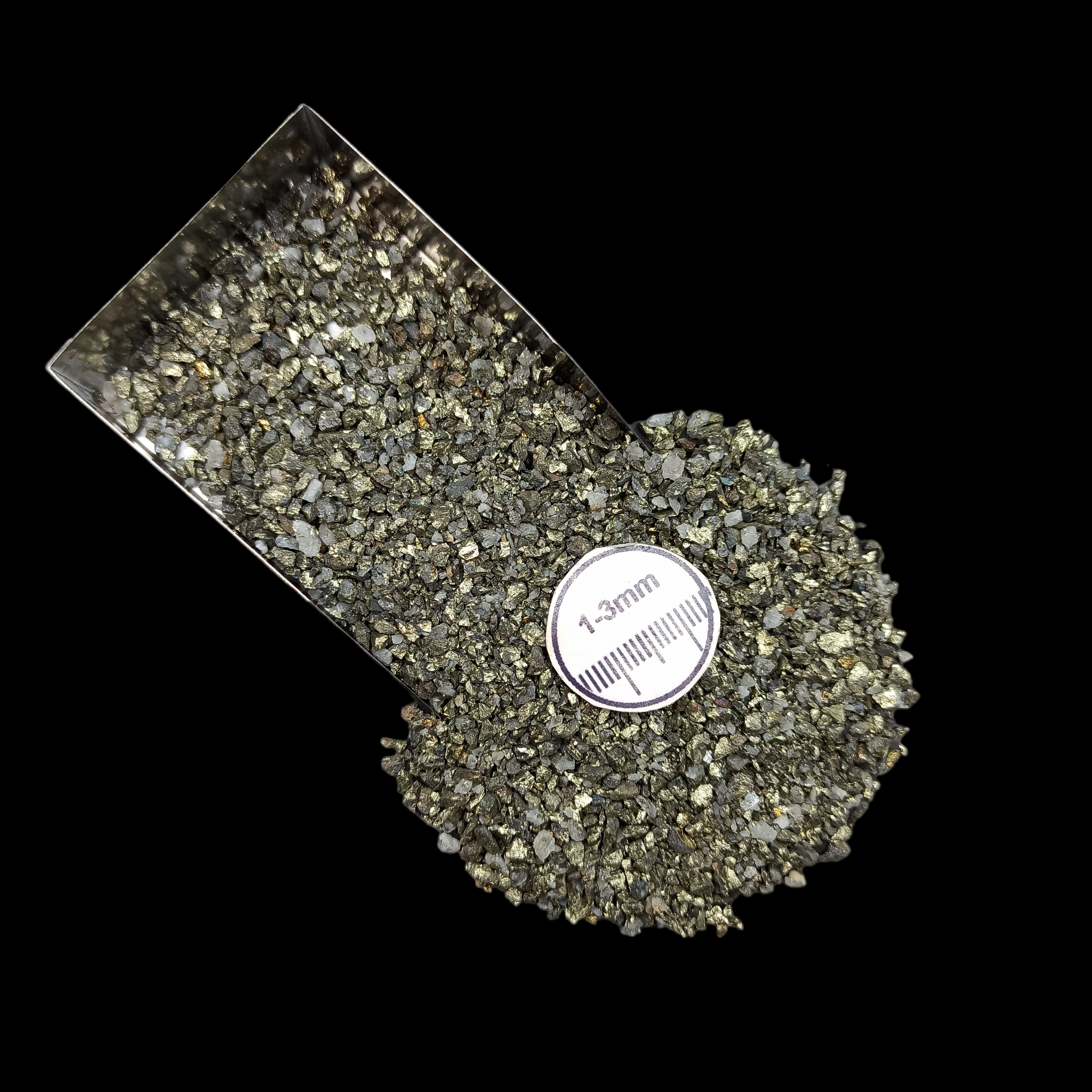 Natural Chalcopyrite Loose Stone 1-3mm by GRADELYGEMS for Resin Art, Jewelry Design & Premium Decor
