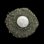 GRADELYGEMS Chalcopyrite Gemstone Crushed 0.5-1mm for Ring Inlay, Jewelry Making, Resin Art & Fine Detail Work