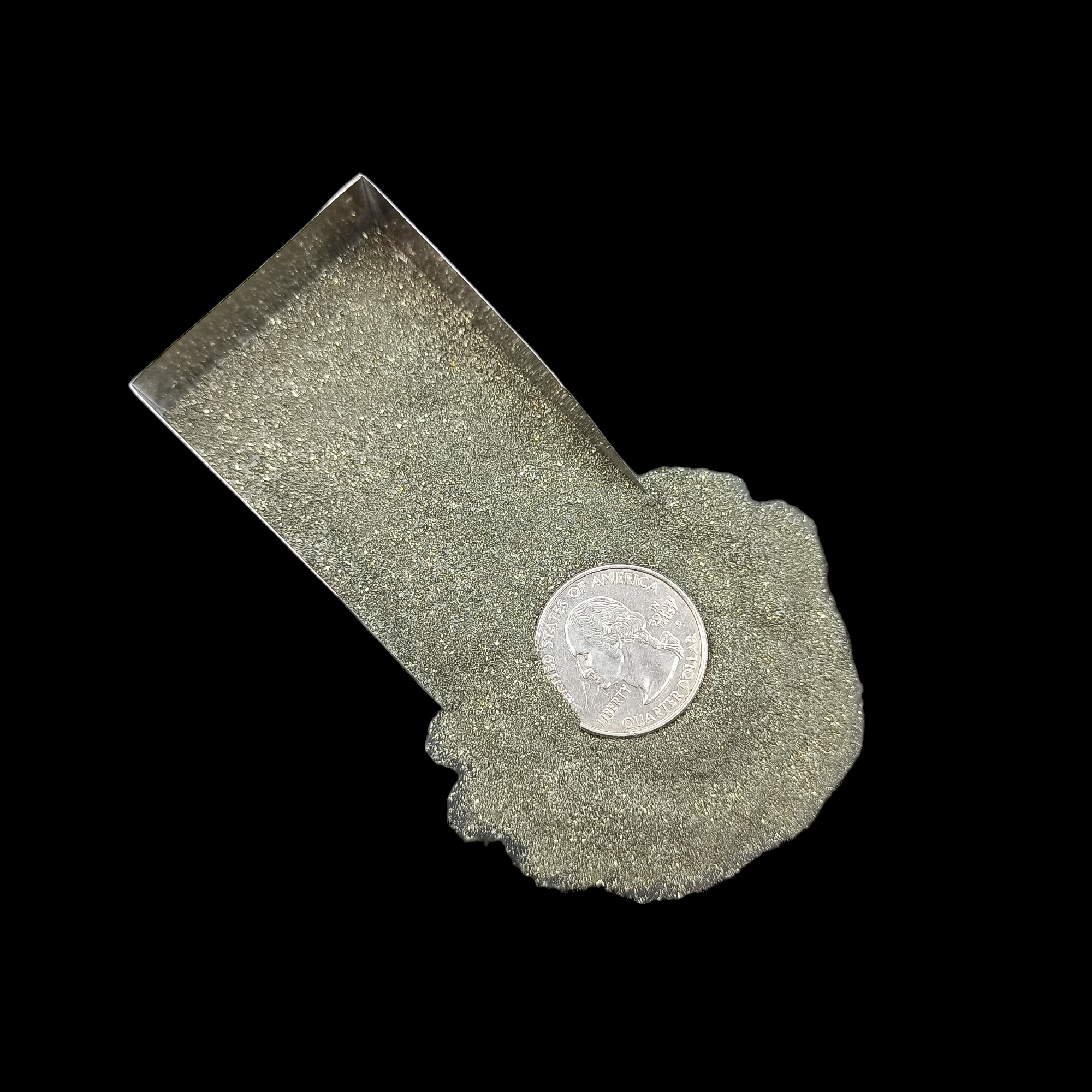 GRADELYGEMS Chalcopyrite Powdered Gemstone for Ring Inlay, Resin Art, Jewelry Design & Artisan Crafting