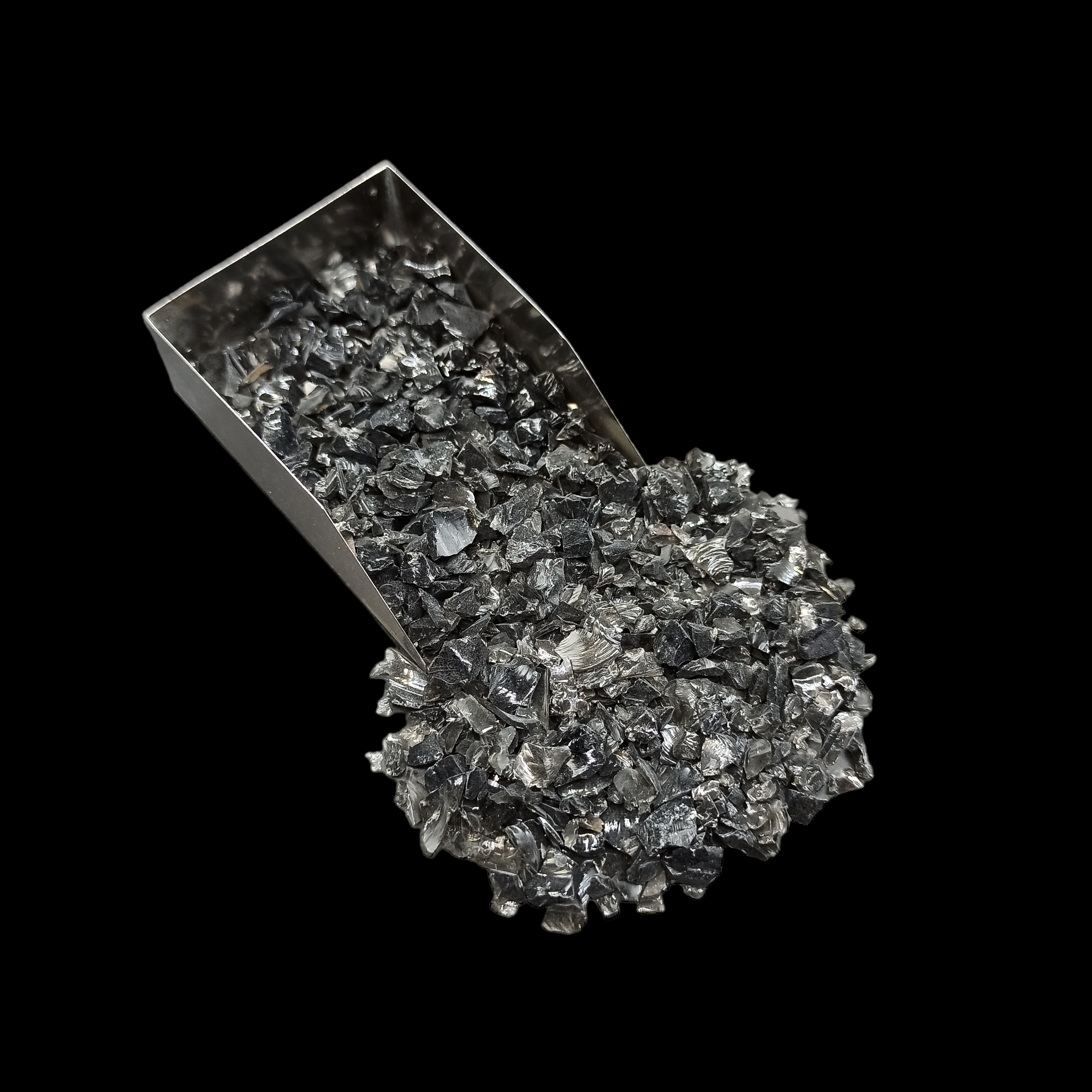 GRADELYGEMS Black Obsidian Decorative Crushed Gemstone 3-5mm for Jewelry, Resin Work & Statement Decor