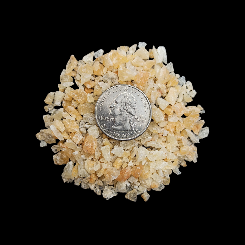 GRADELYGEMS Yellow Aventurine Decorative Crushed Gemstone 3-5mm for Jewelry, Resin Work & Statement Decor