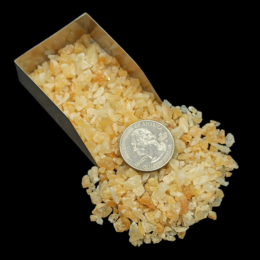 GRADELYGEMS Yellow Aventurine Decorative Crushed Gemstone 3-5mm for Jewelry, Resin Work & Statement Decor