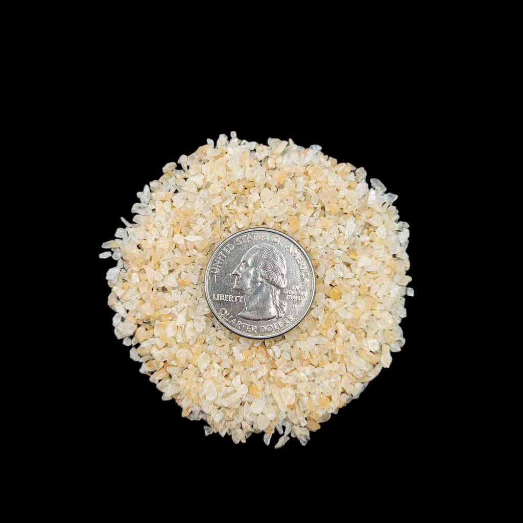 Natural Yellow Aventurine 1-3mm Crushed Stone by GRADELYGEMS for Resin Work, Inlay & Decorative Creations