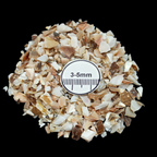 GRADELYGEMS Abalone Shell Bold Crushed Stone 3-5mm for Vase Fillers, Jewelry Design, Resin Art & Decor