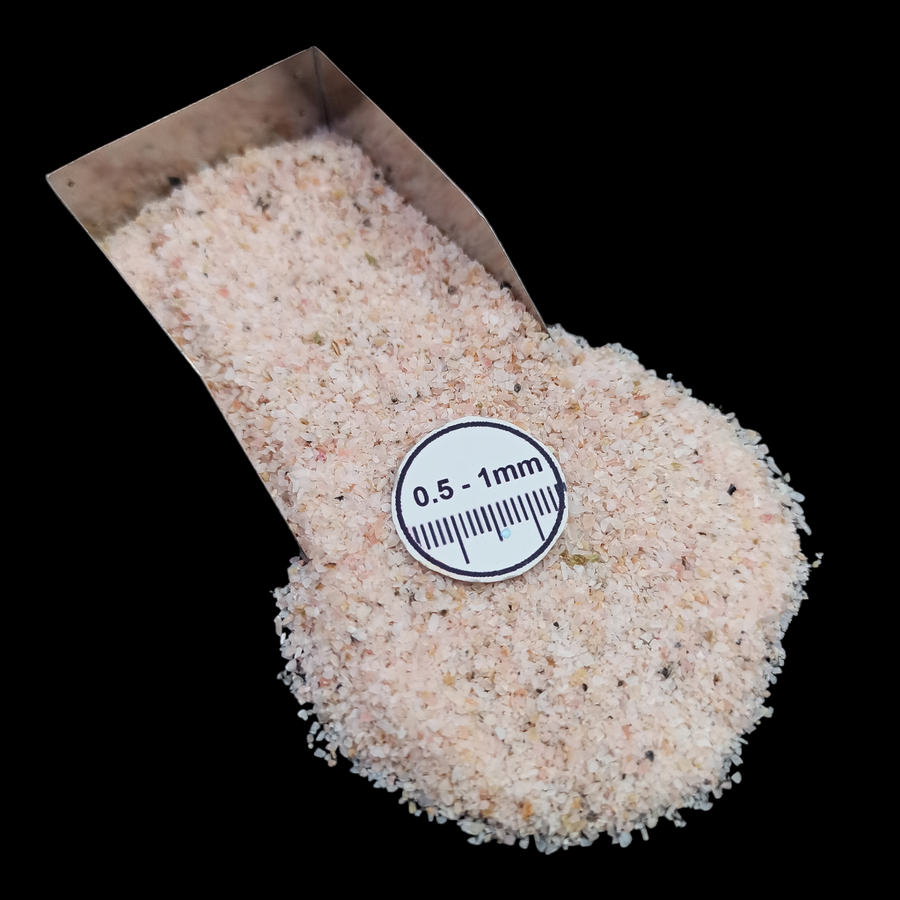 GRADELYGEMS Pink Opal Gemstone Crushed 0.5-1mm for Ring Inlay, Jewelry Making, Resin Art & Fine Detail Work